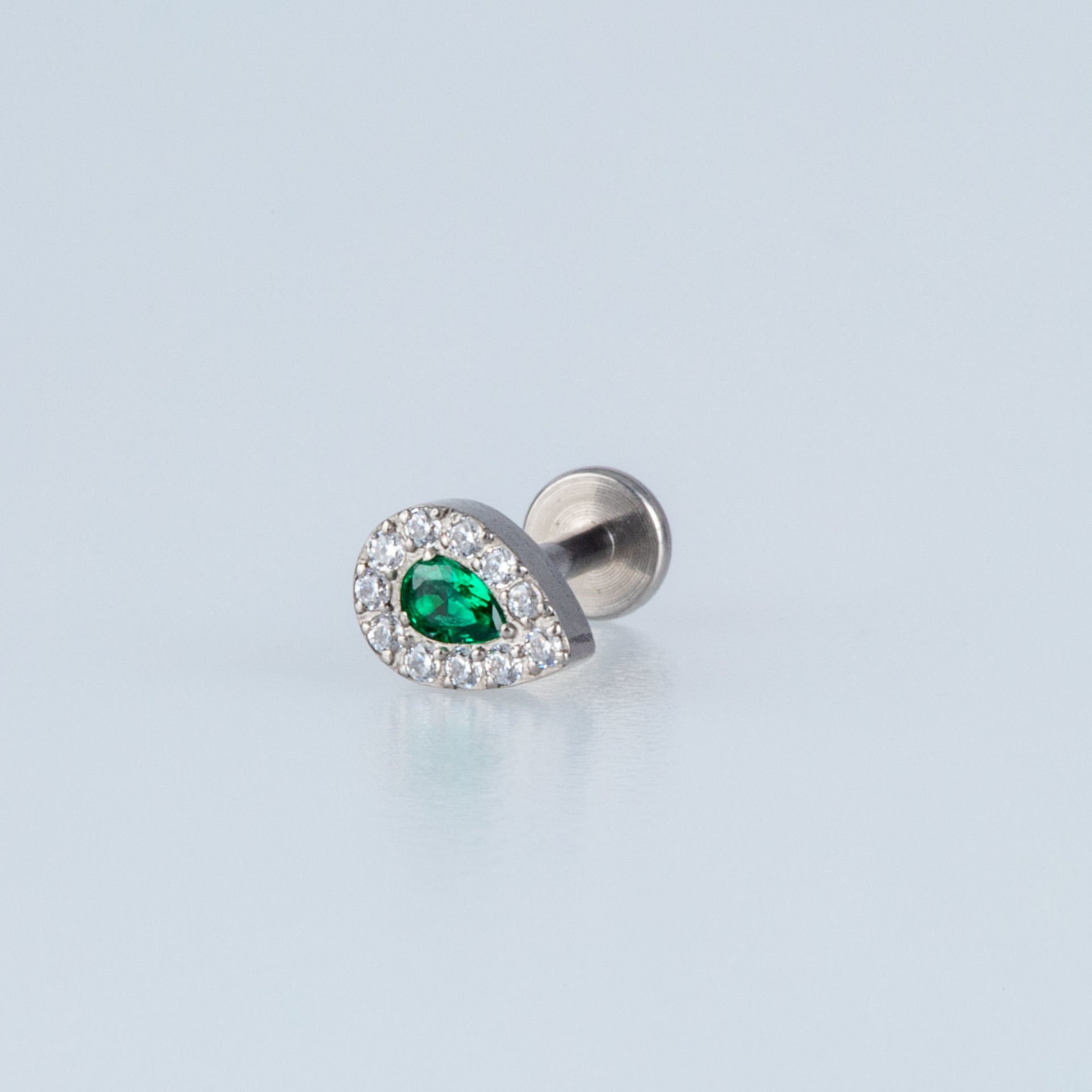 Piercing Titanyum Tragus Damla 5 Renk Seçeneği Renk 1