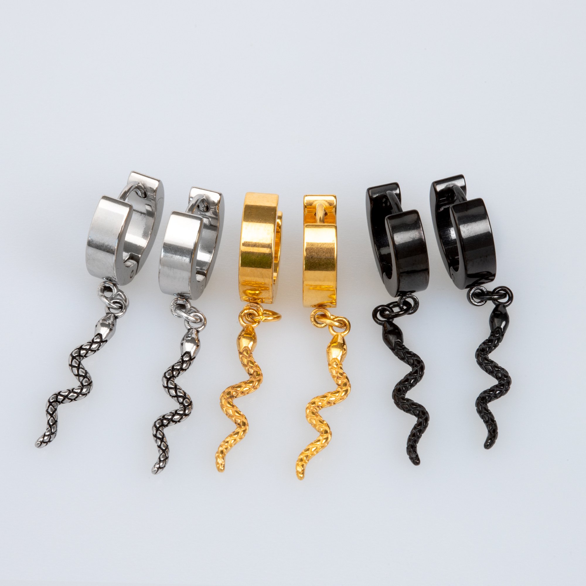 Steel Earrings - Pair