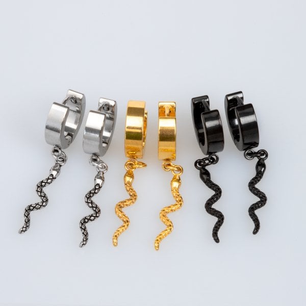 Steel Earrings - Pair