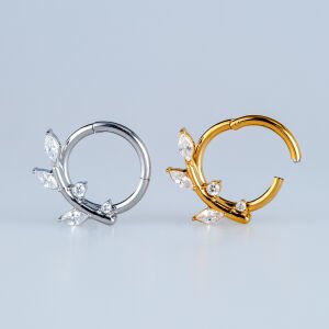 Piercing Çelik Halka Segment Yaprak