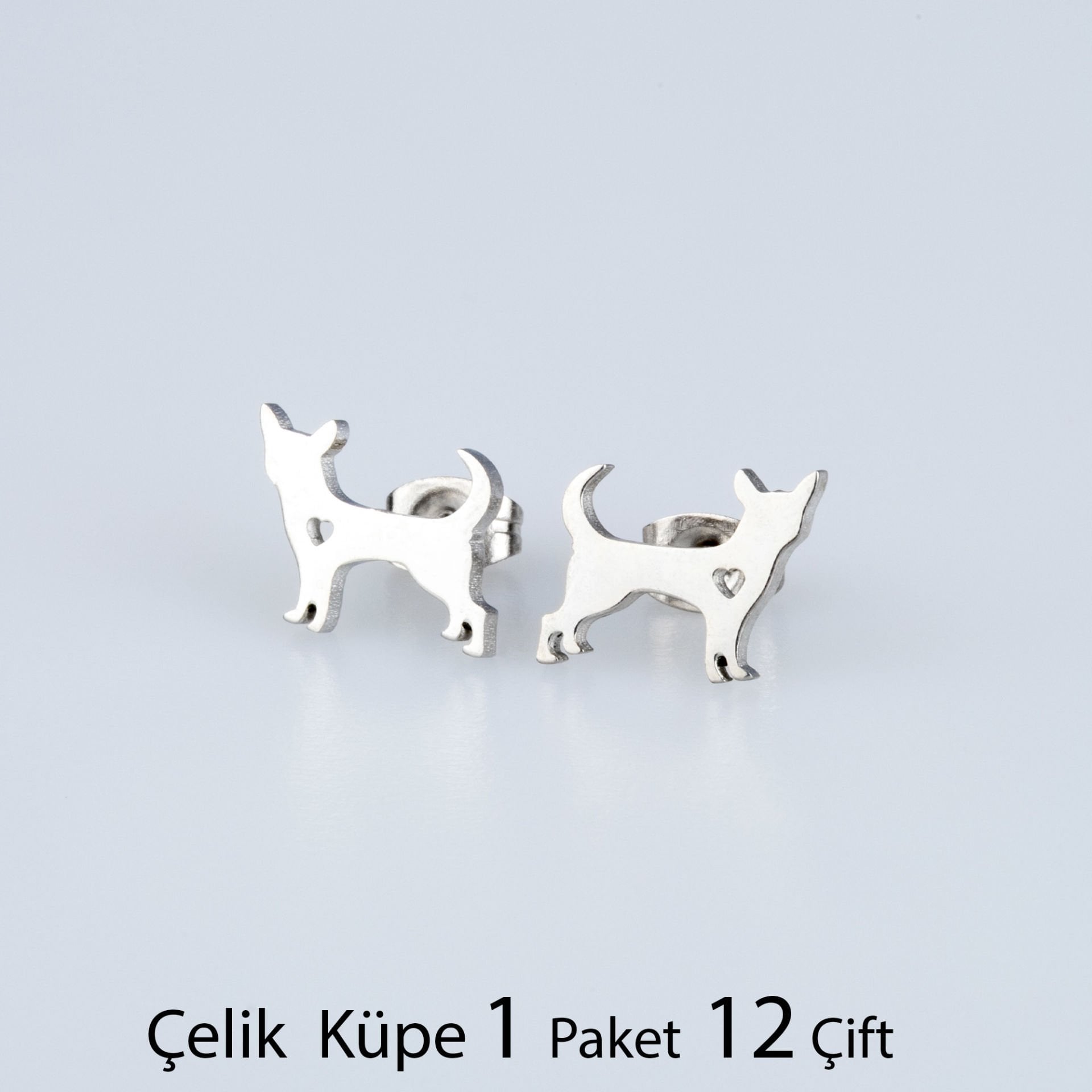 Çelik Küpe Köpek Paket