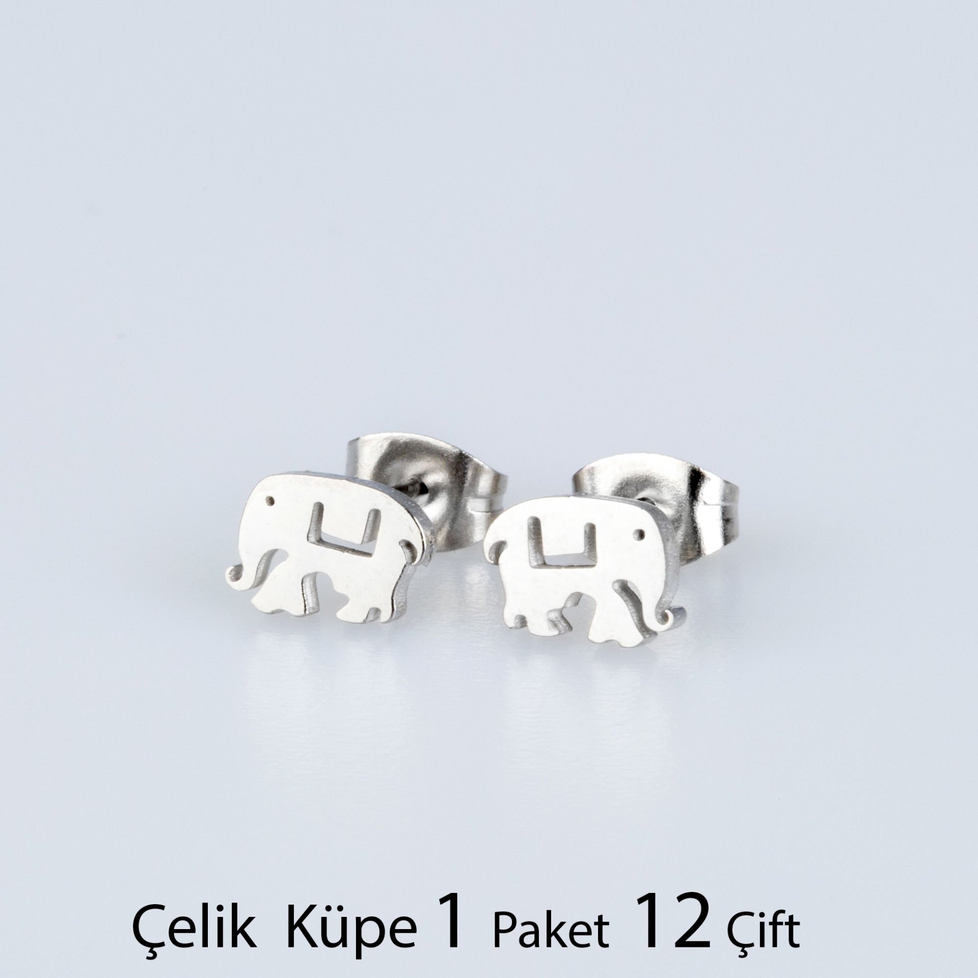 Steel Earring Elephant Package