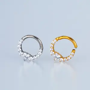 Piercing Titanyum Segment Halka
