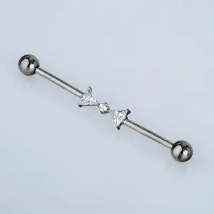 Piercing G23 Titanyum Köprü 1.6mm Bar 38mm