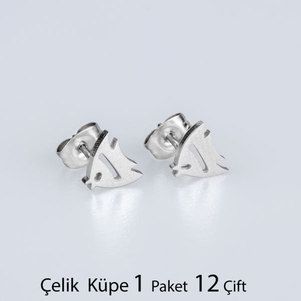 Çelik Küpe Balık Paket