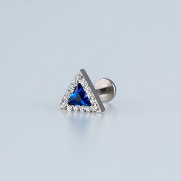 Piercing Titanyum Tragus Üçgen 4 Renk Seçeneği Renk 2