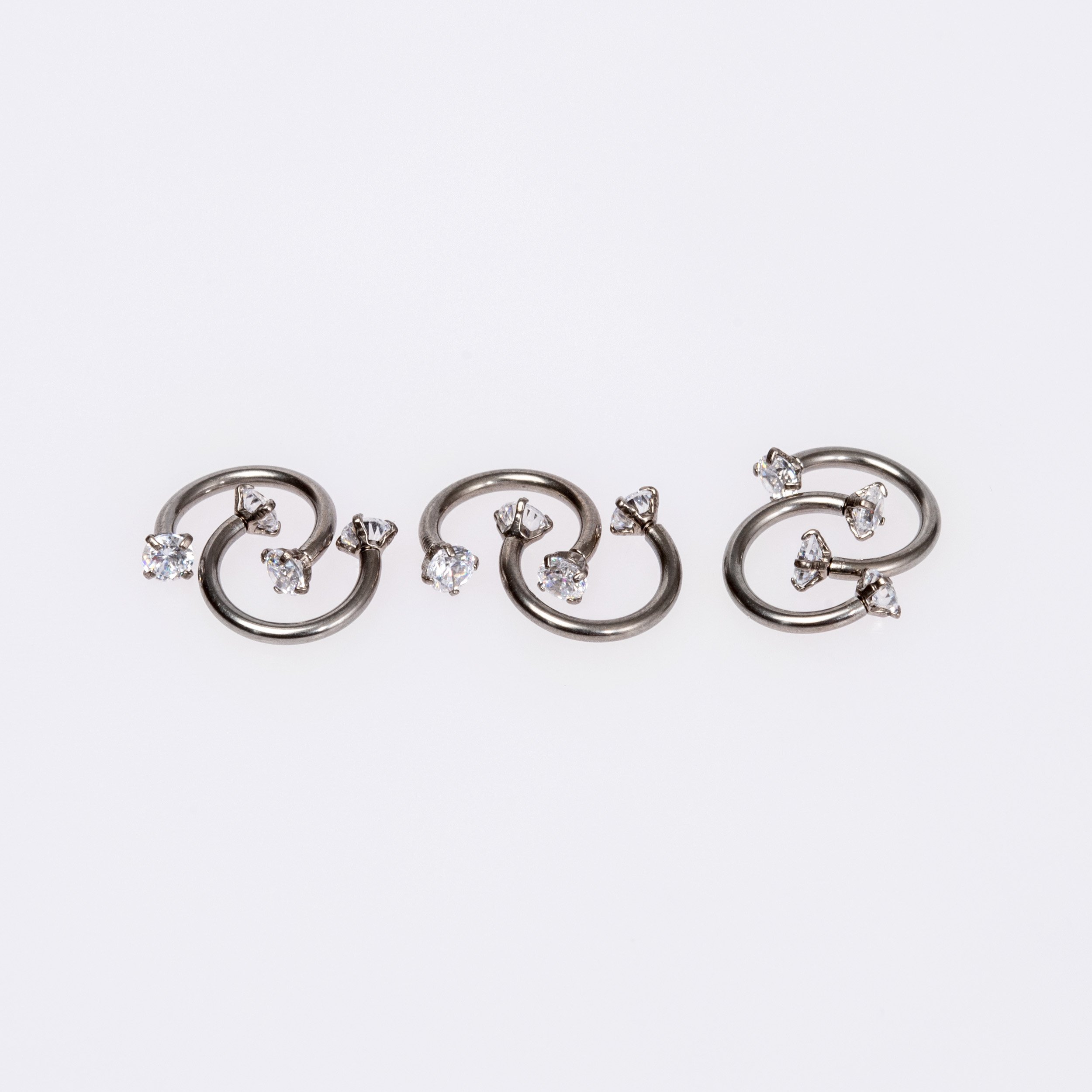 Piercing Titanium Septum 3mm Stone