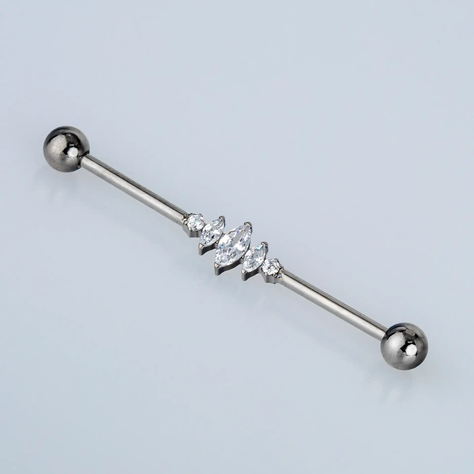 Piercing G23 Titanyum Köprü 1.6mm Bar 38mm