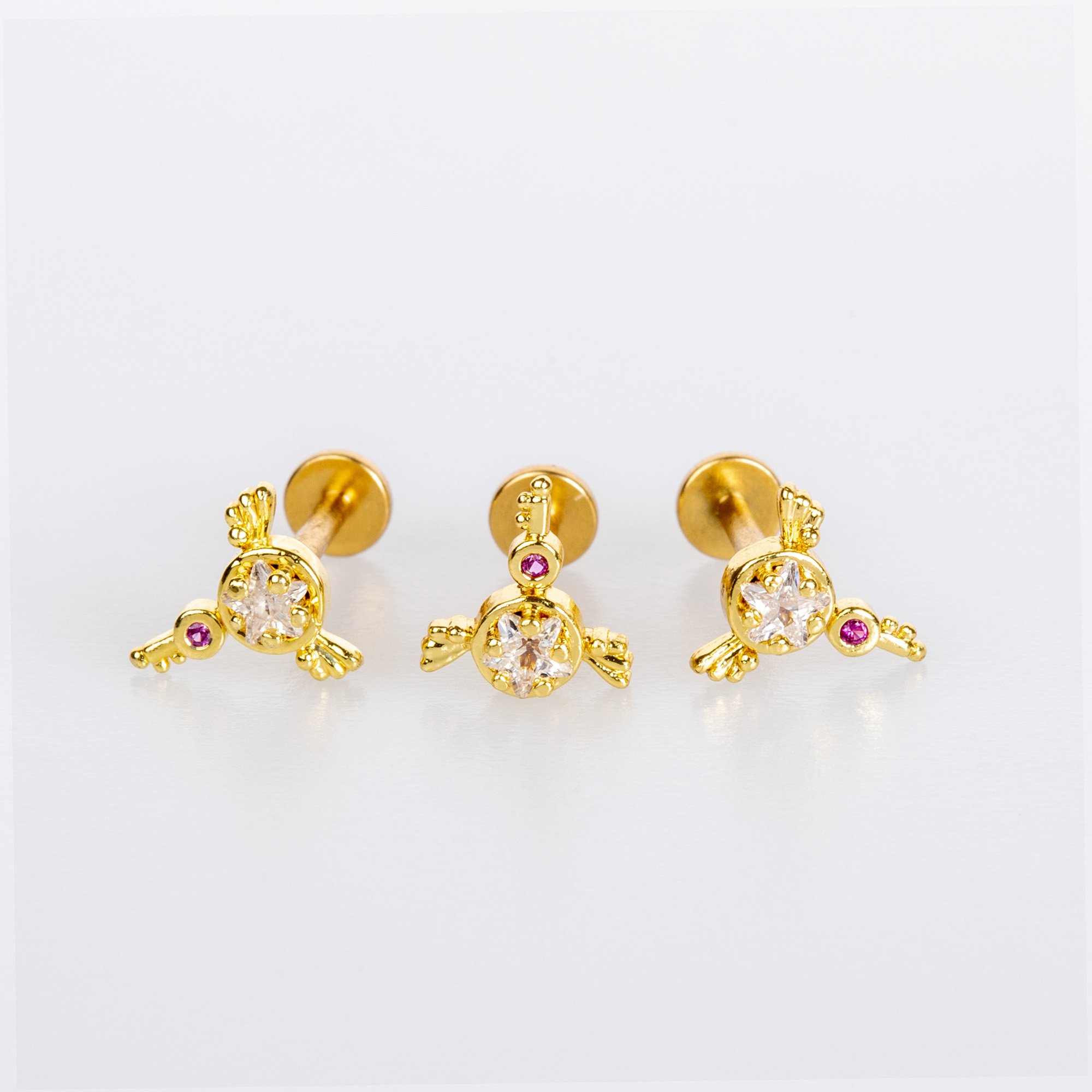 Piercing Tragus Sarı 8mm