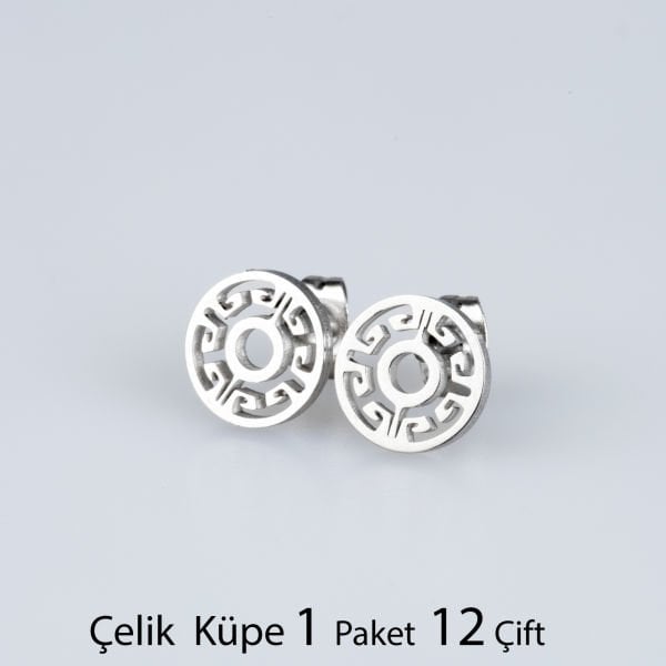 Çelik Küpe Paket