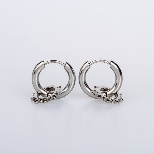 Steel Earrings - Pair