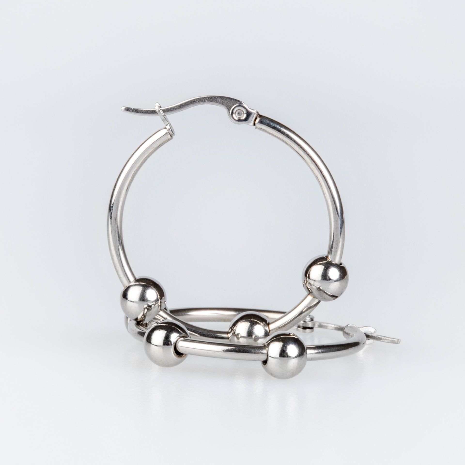 Steel Earrings - Pair