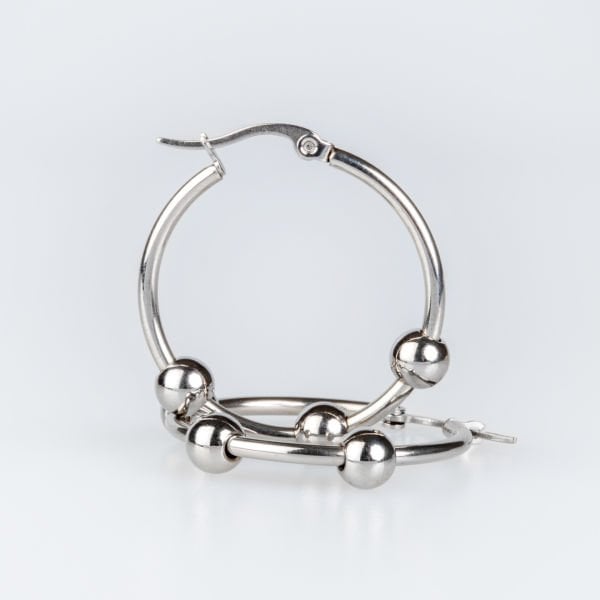 Steel Earrings - Pair