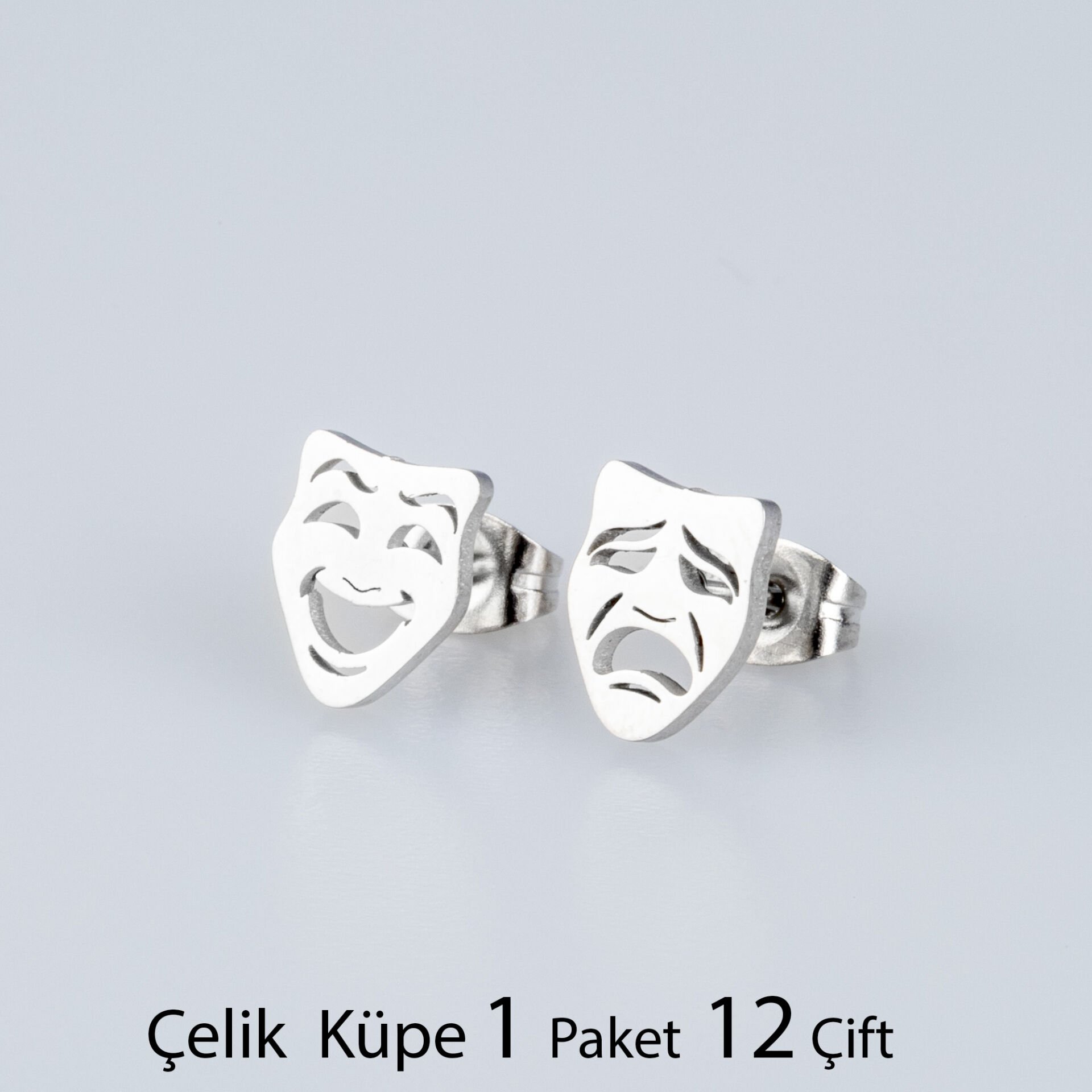 Çelik Küpe Maske Paket