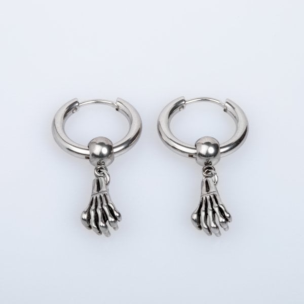 Steel Earring Gothic - Double