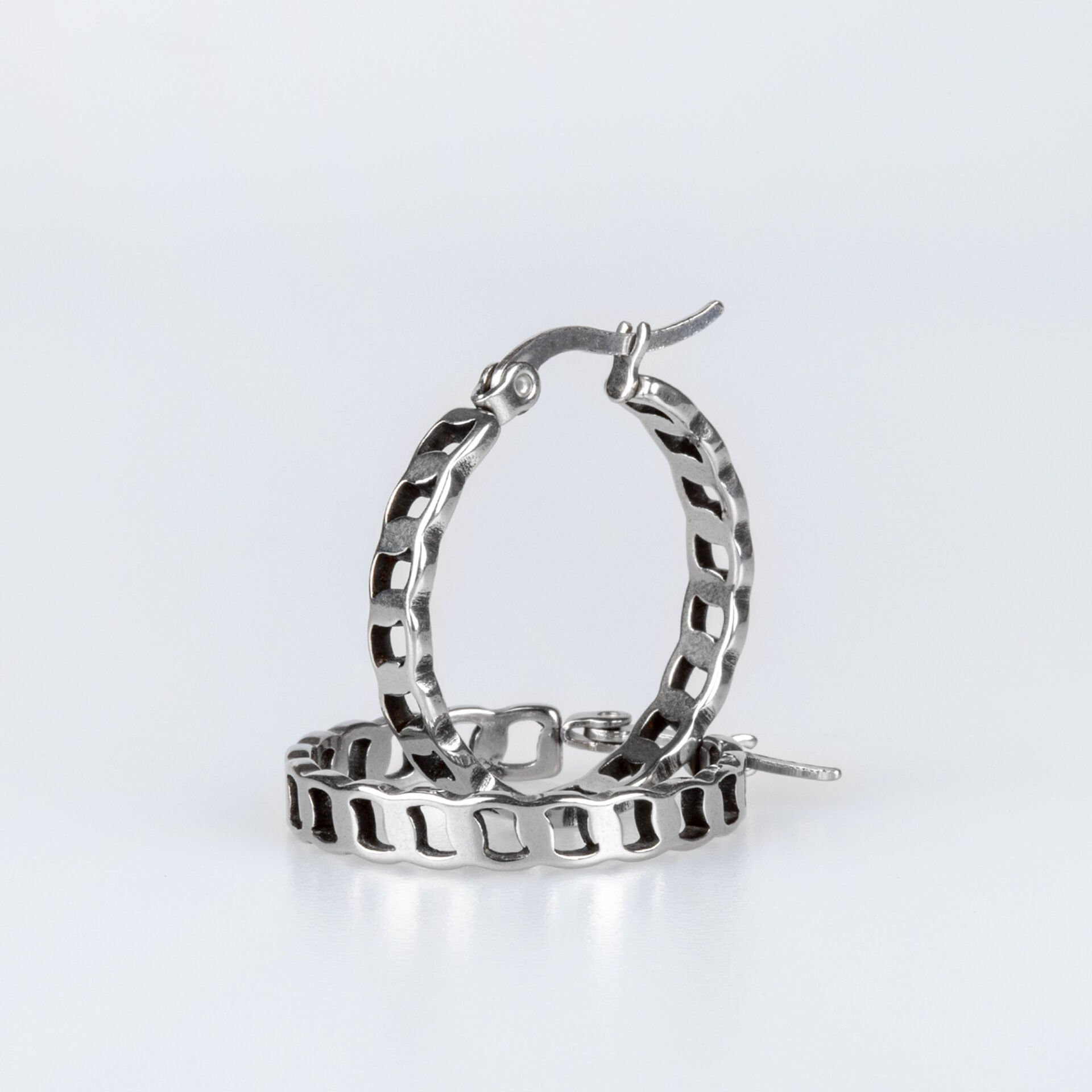 Steel Earrings - Pair
