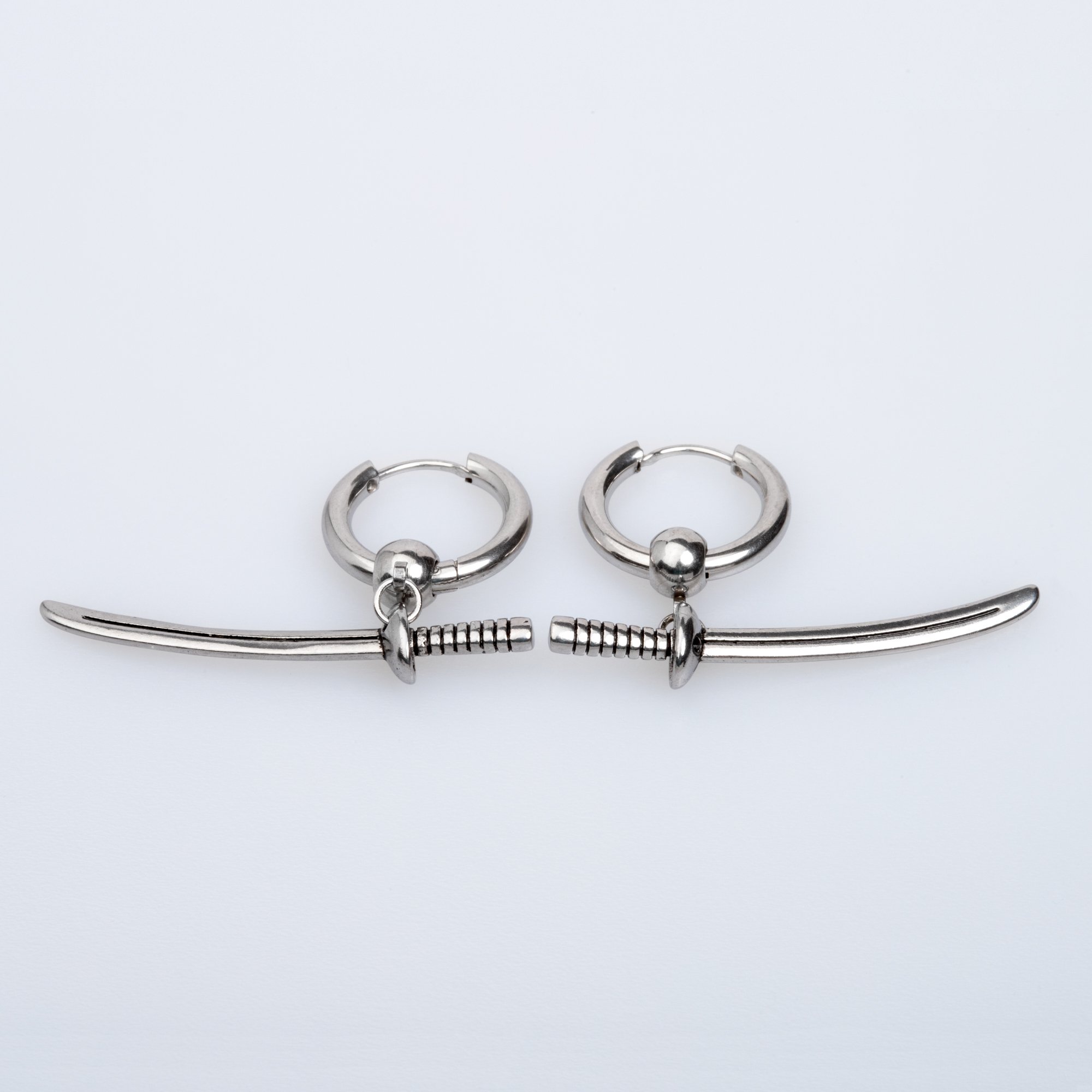 Çelik Küpe - Çift