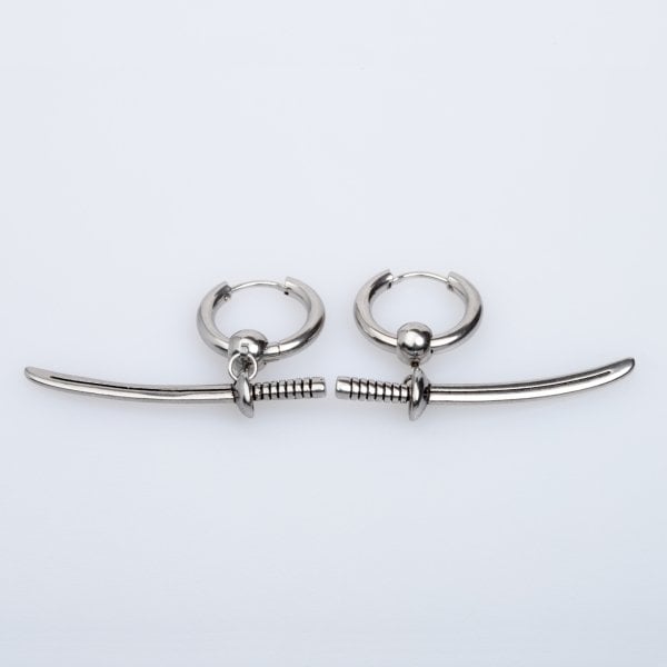 أقراط فولاذية - زوج