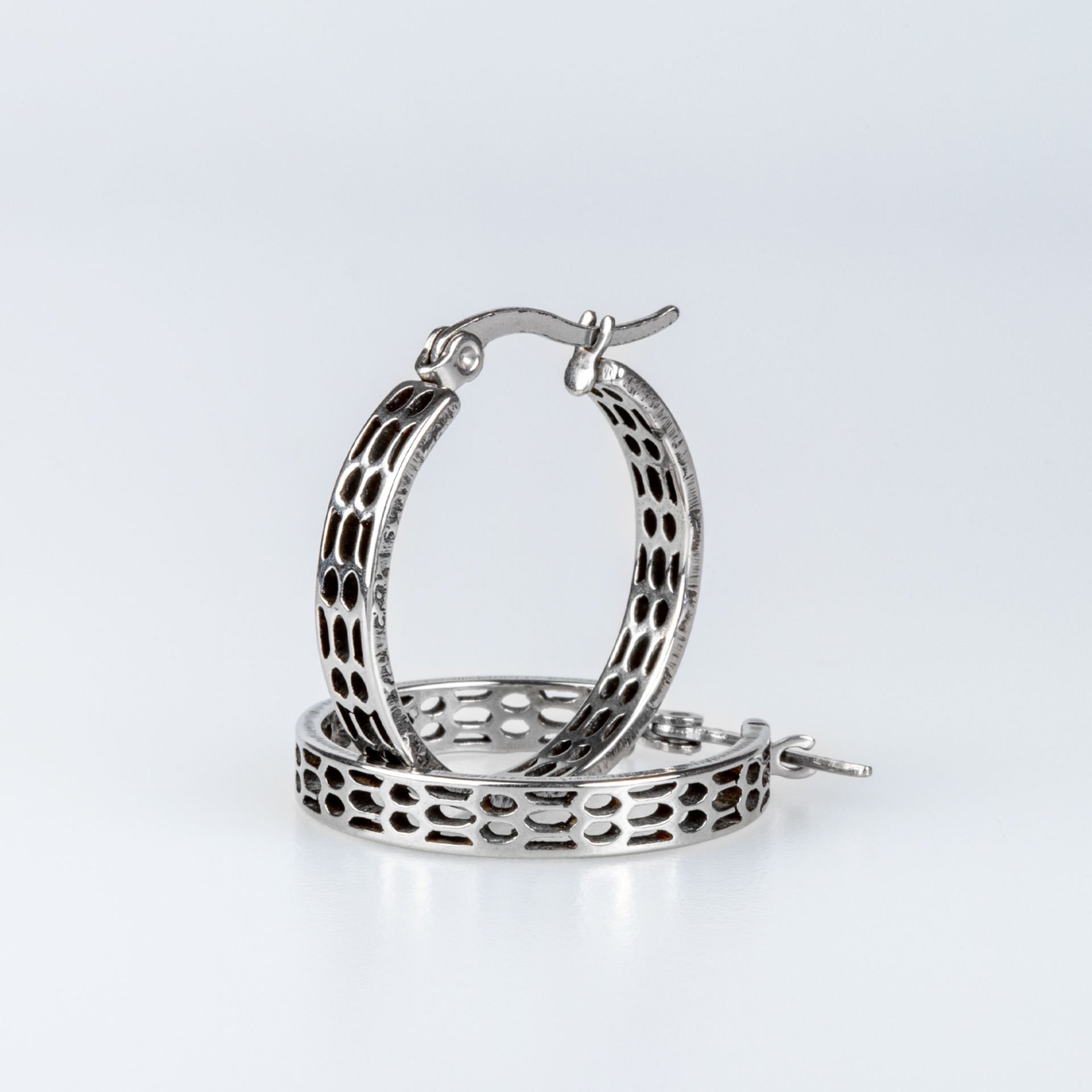 Steel Earrings - Pair