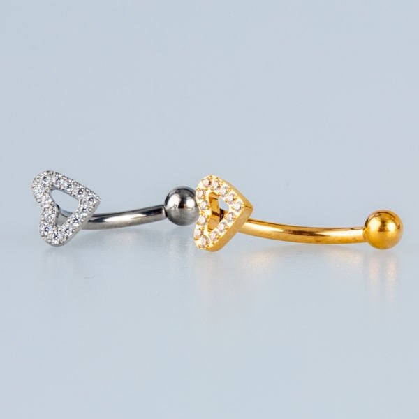 Piercing Titanium Rook Heart