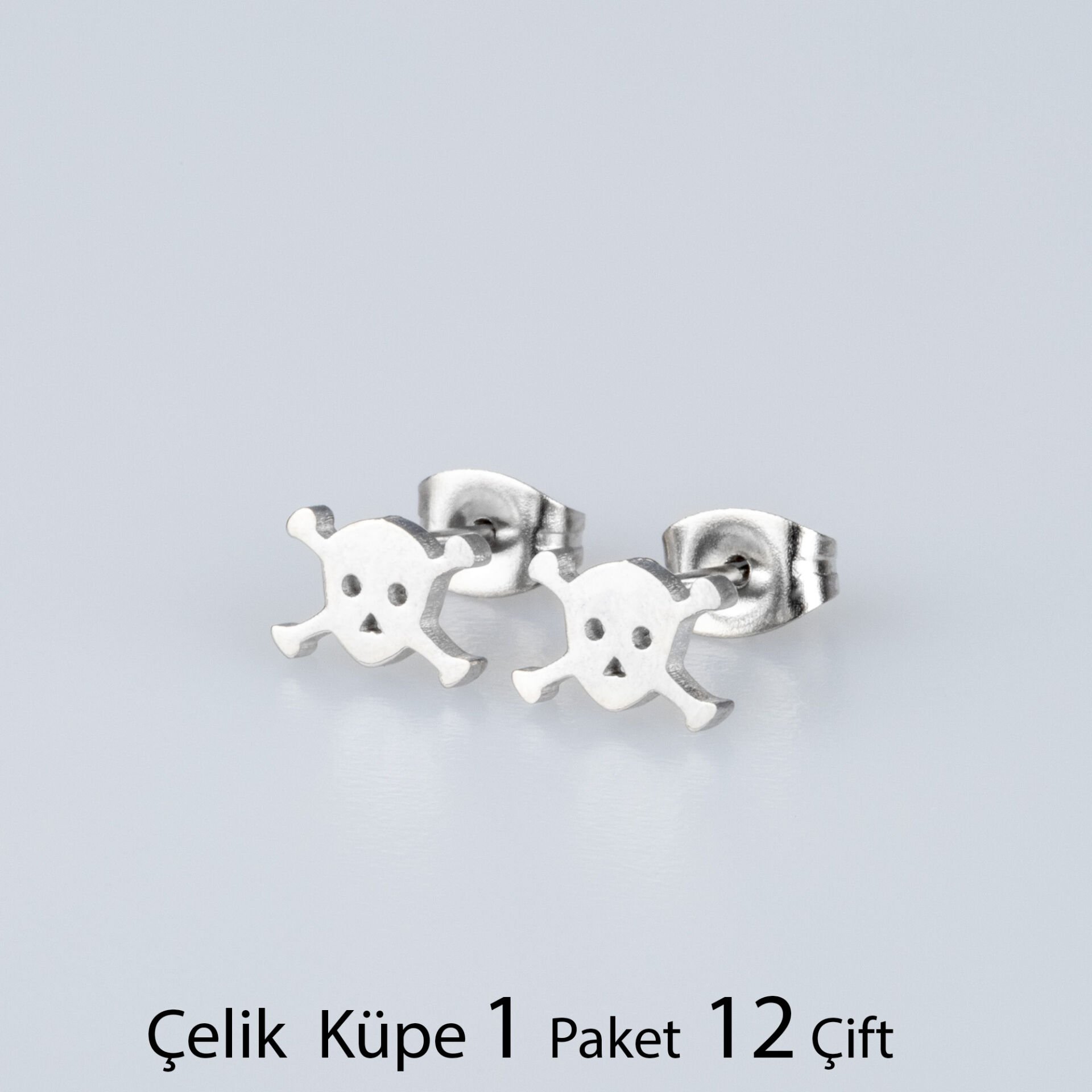Çelik Küpe Kuru Kafa Paket