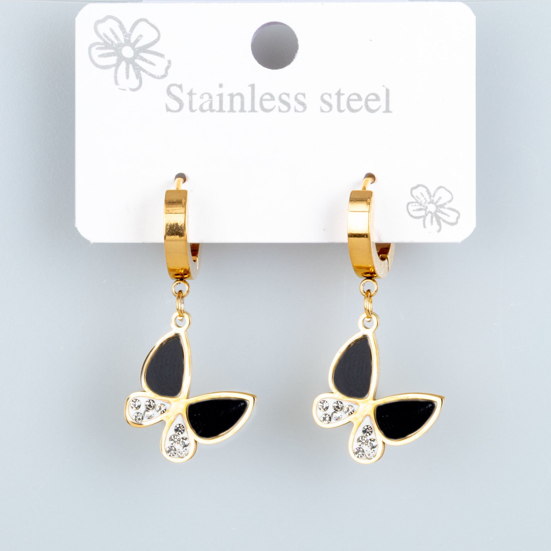 Steel Earrings - 1 Pair