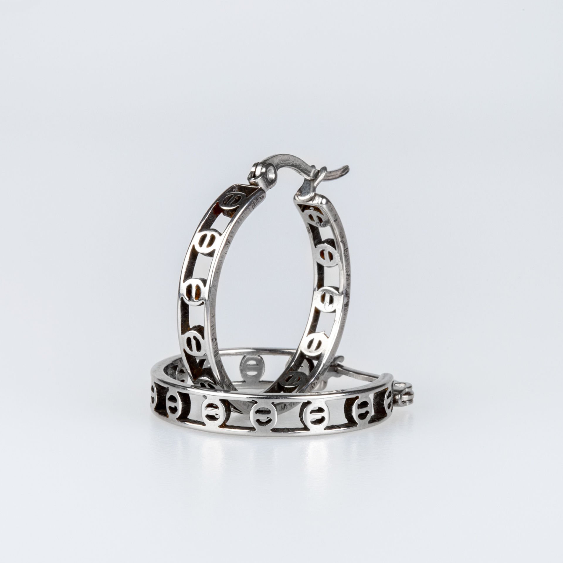 Steel Earrings - Pair