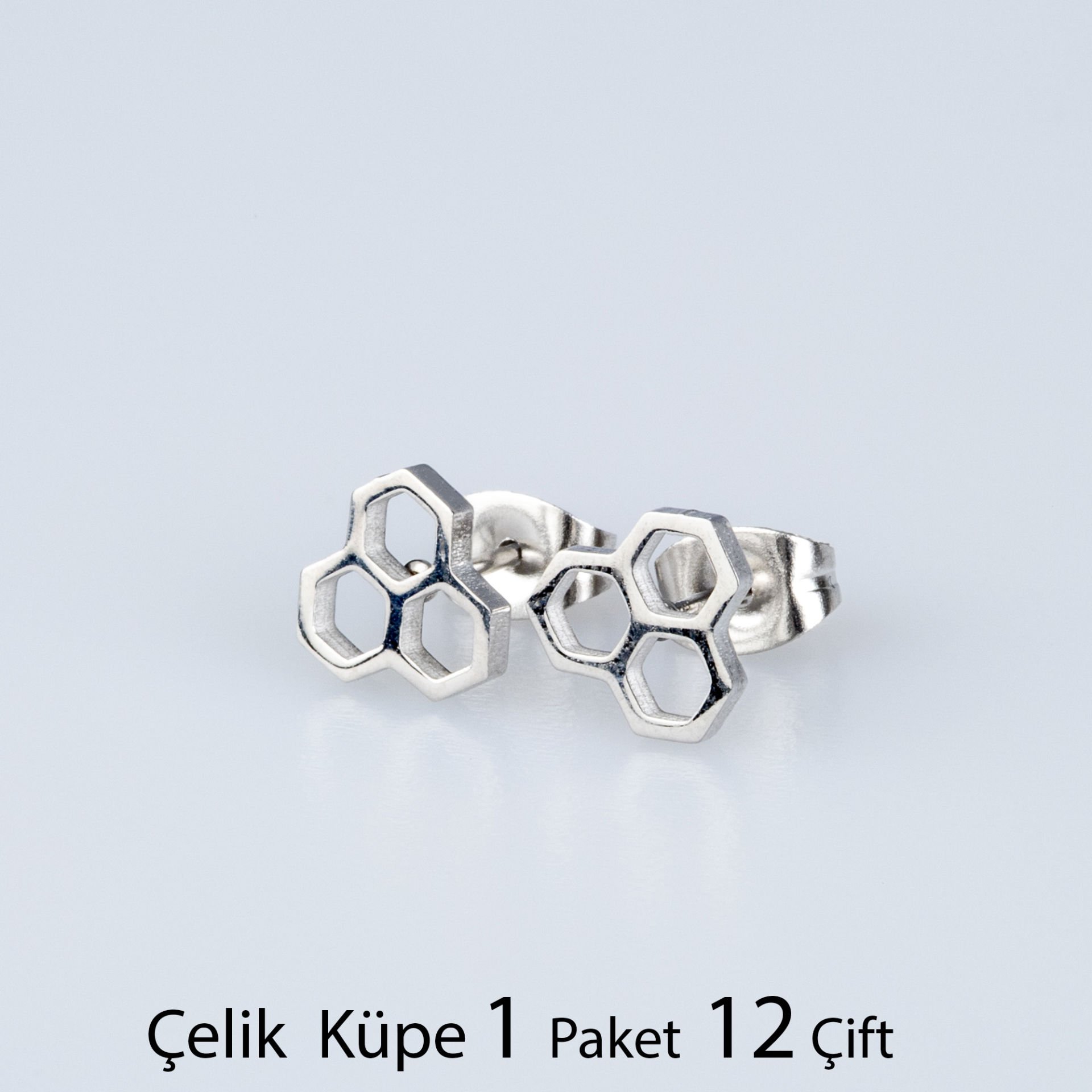 Çelik Küpe Paket