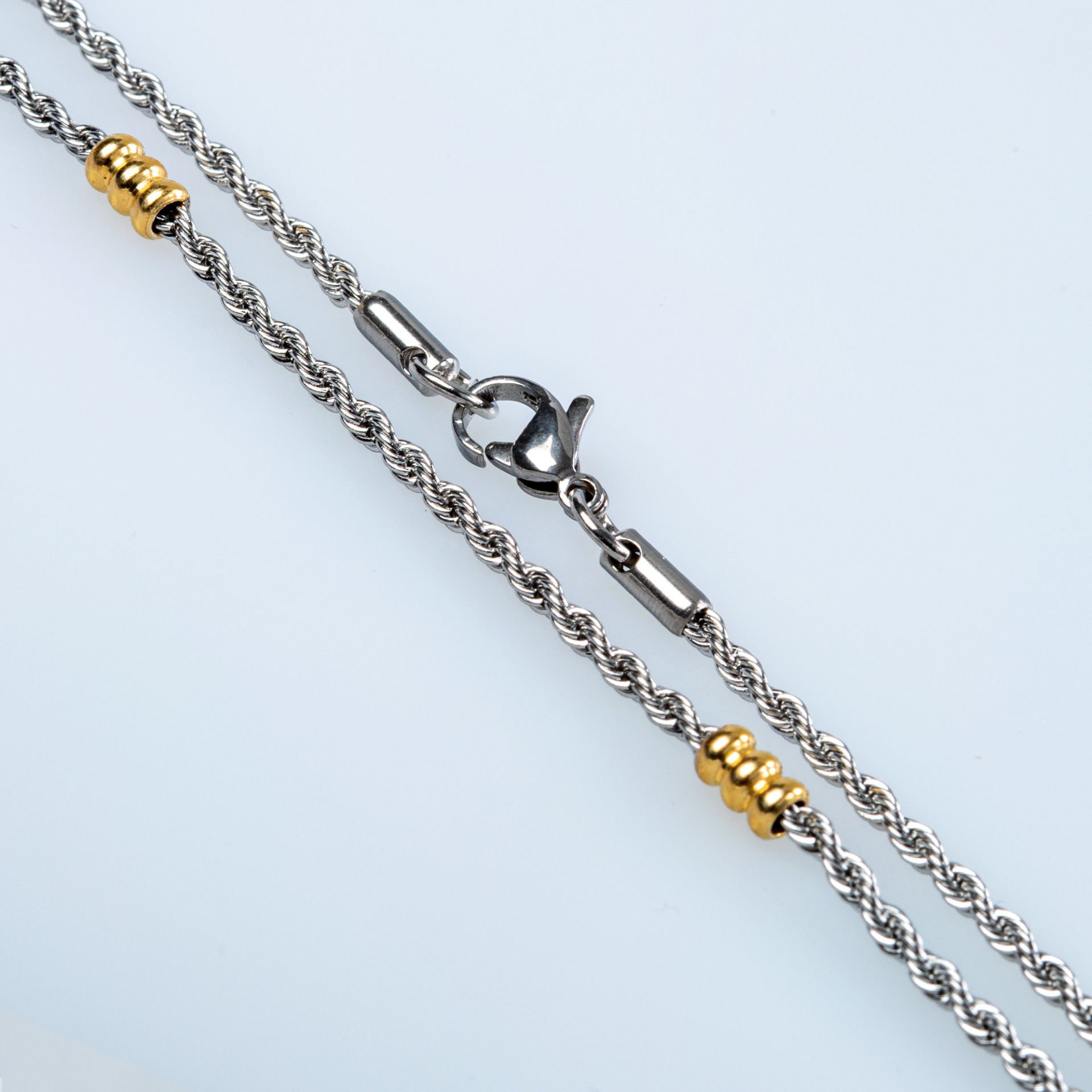 قلادة سلسلة فولاذية 3 مللي متر