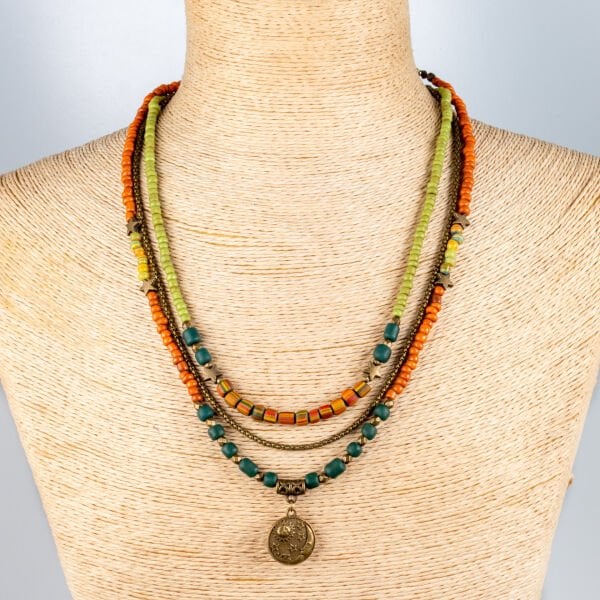 Etnik Doğal Taş Kolye