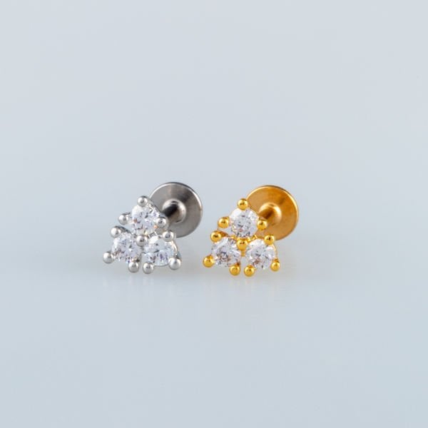 Piercing Tragus 3 Taş