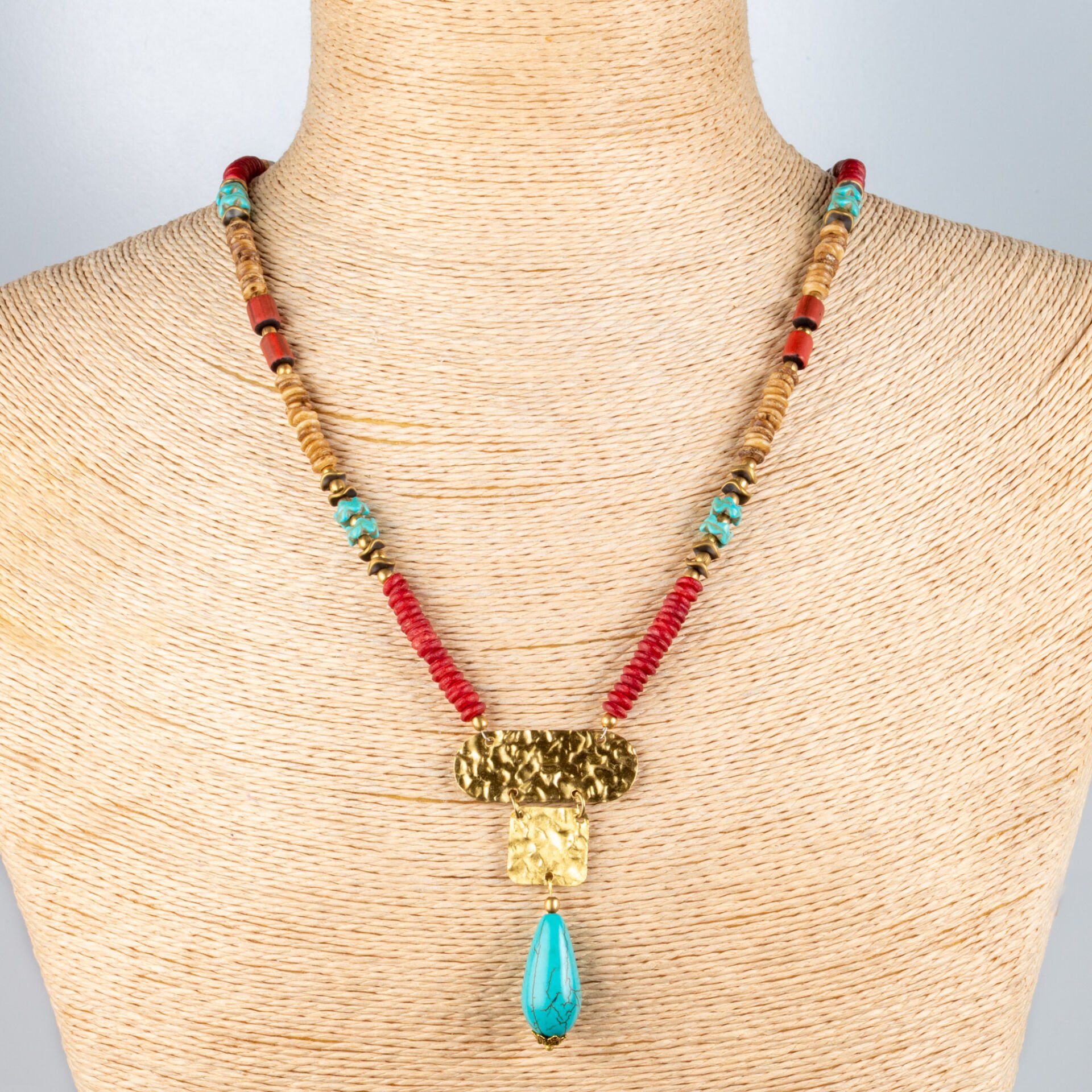 Etnik Doğal Taş Kolye