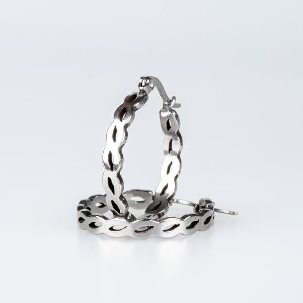 Steel Earrings - Pair