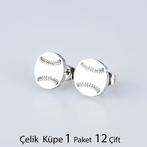 Çelik Küpe Beyzbol Topu Paket
