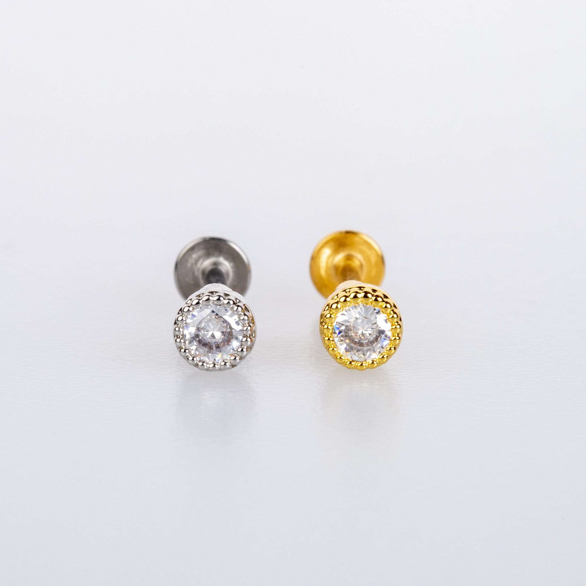Piercing Tragus Yuvarlak Taş