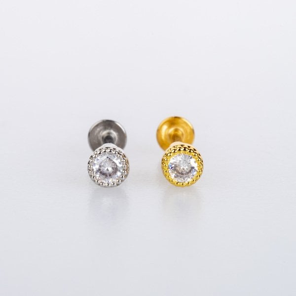 Piercing Tragus Round Stone