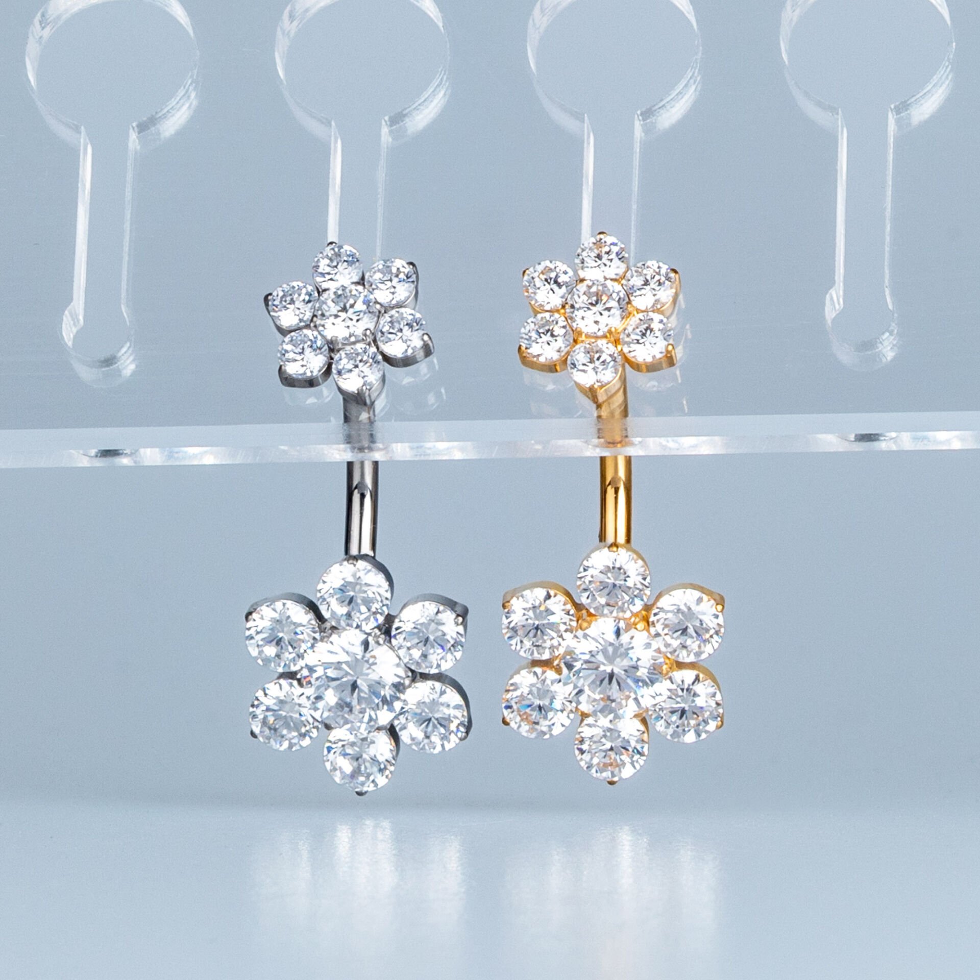 Piercing Titanyum Göbek Fashion Sarı