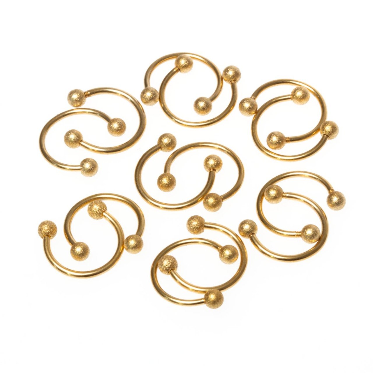 Toptan 316L Çelik Piercing Septum Smiley 3mm Top Boy: 1.2x10x3mm