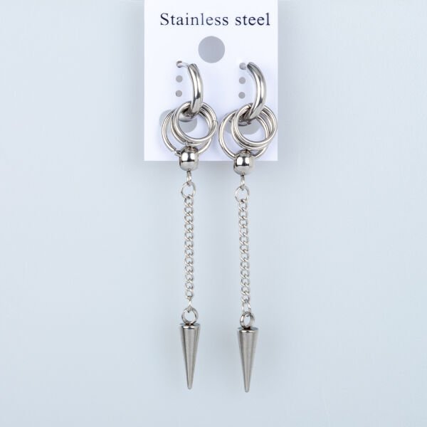 Steel Earrings - Pair