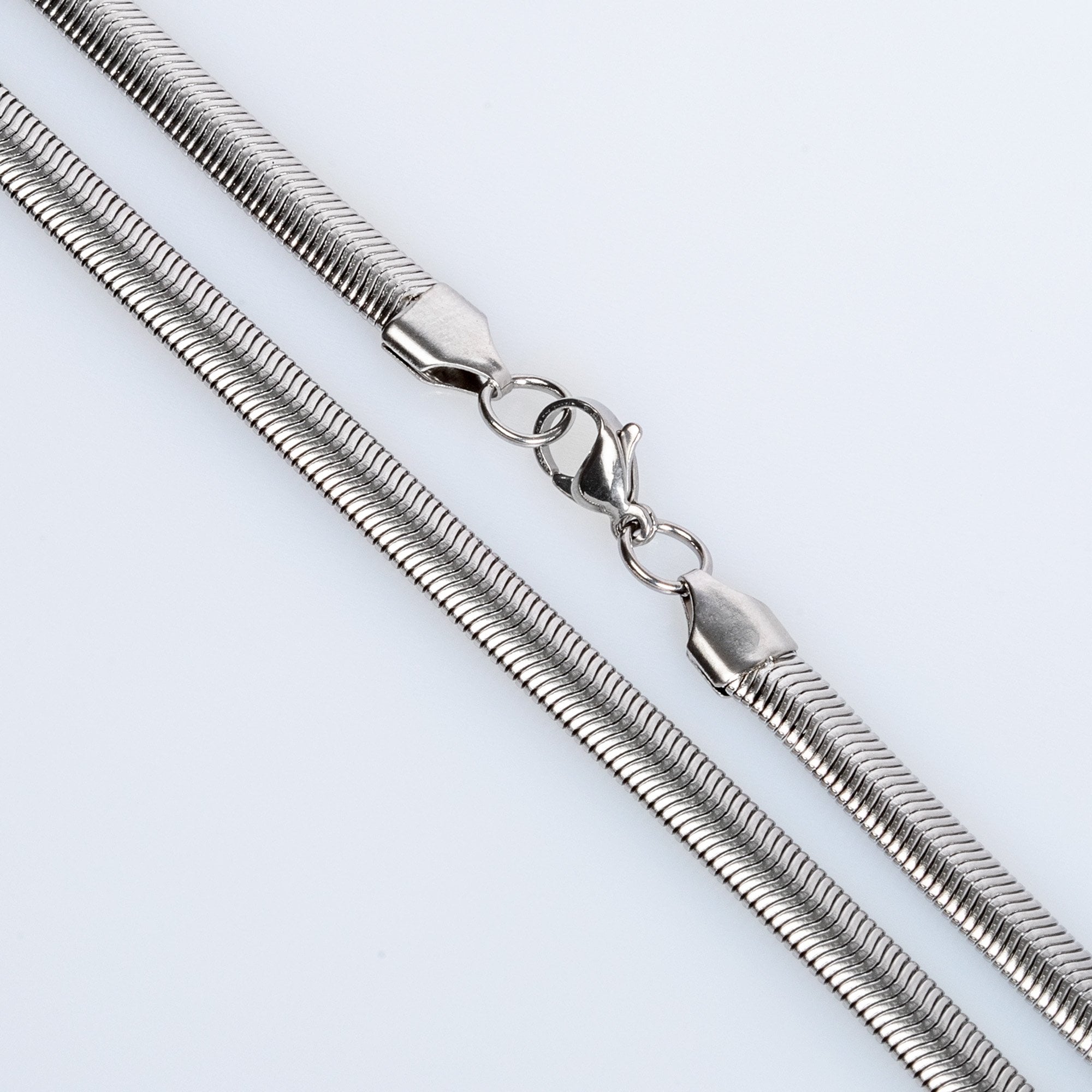 Çelik İtalyan Zincir 6mm Beyaz 70cm