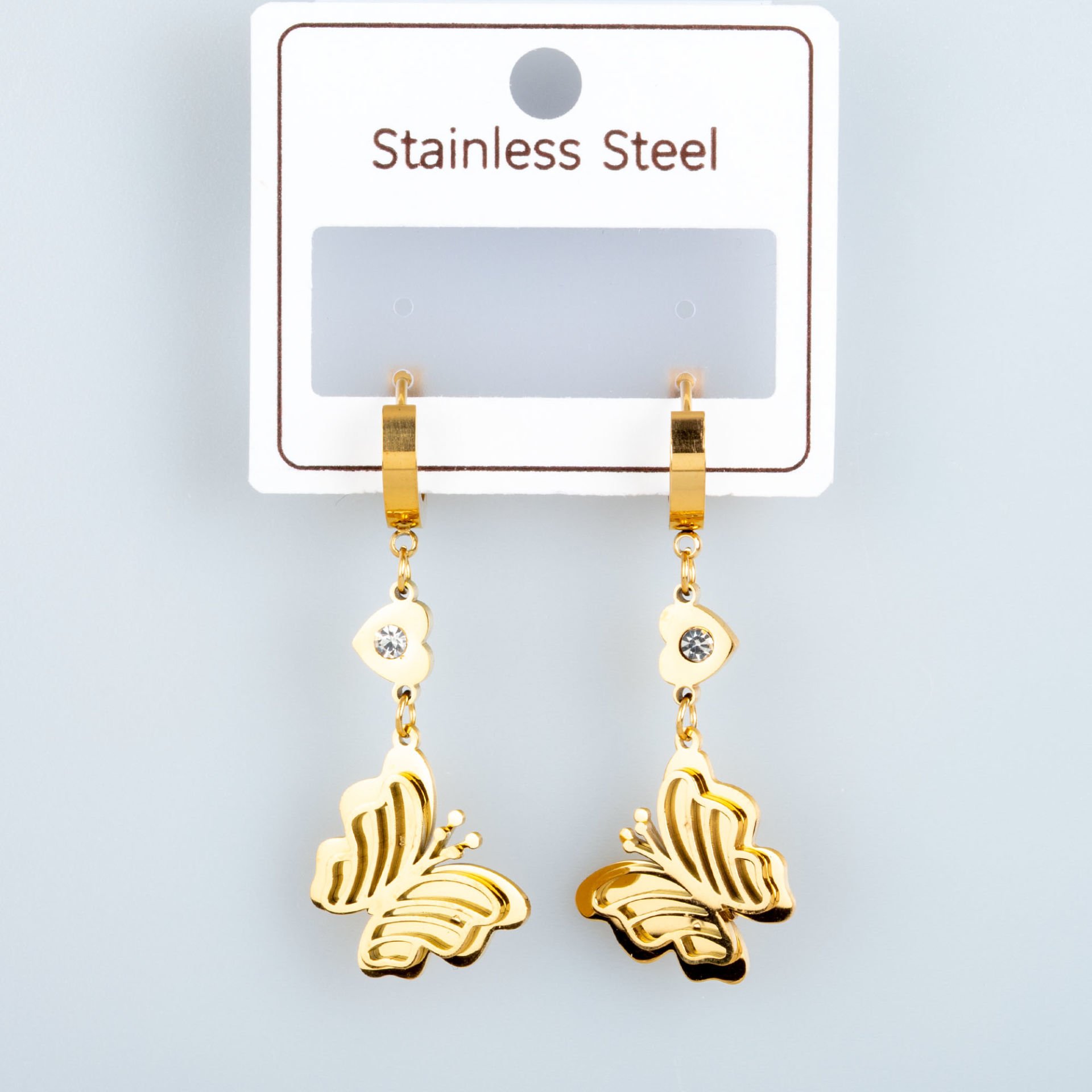 Çelik Küpe - 1  Çift