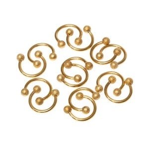 Piercing Septum Smiley 3mm Top Boy: 1.2x8x3mm