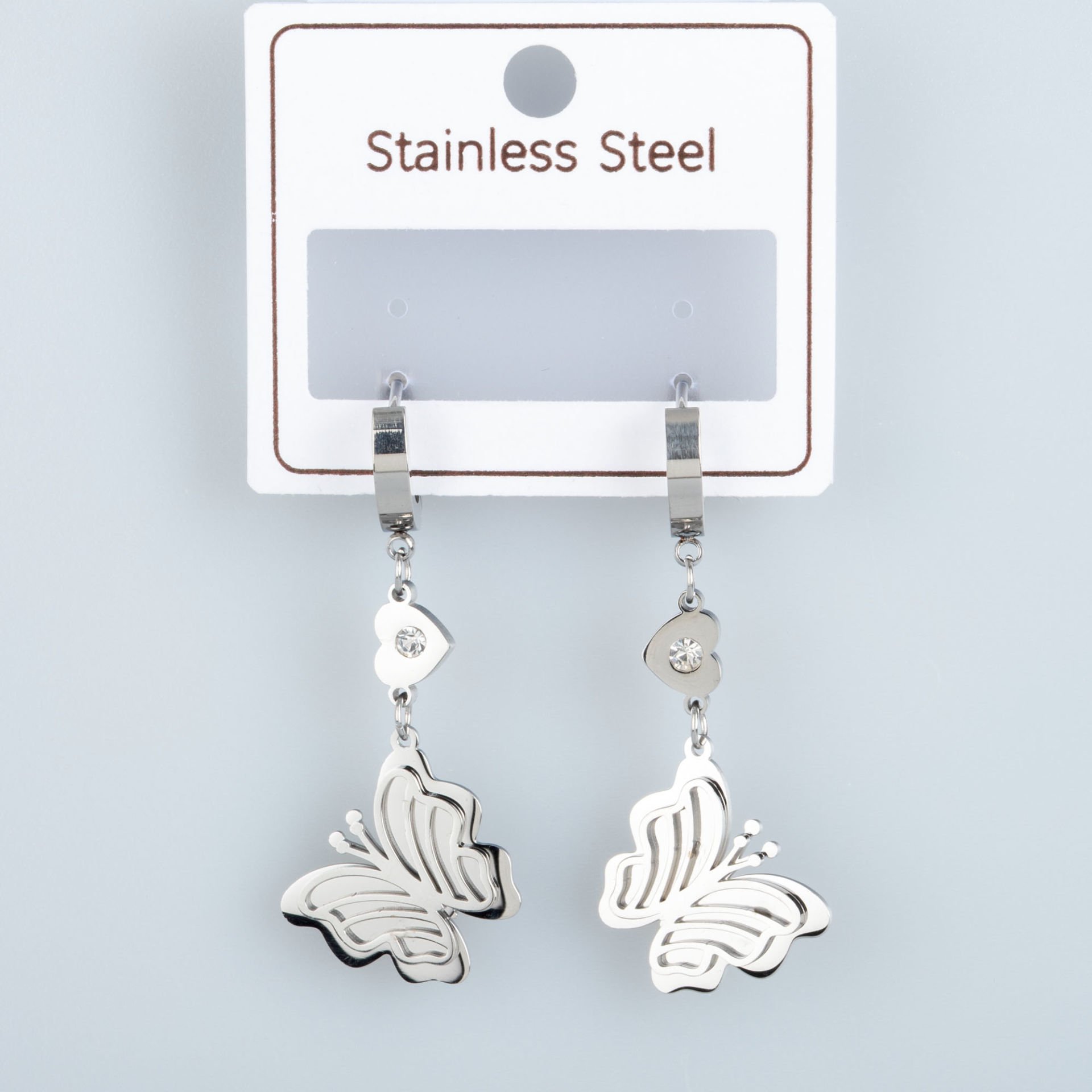 Steel Earrings - 1 Pair