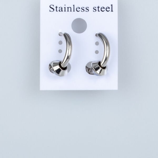 أقراط فولاذية - زوج