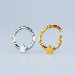 Piercing Çelik Halka Segment Yıldız