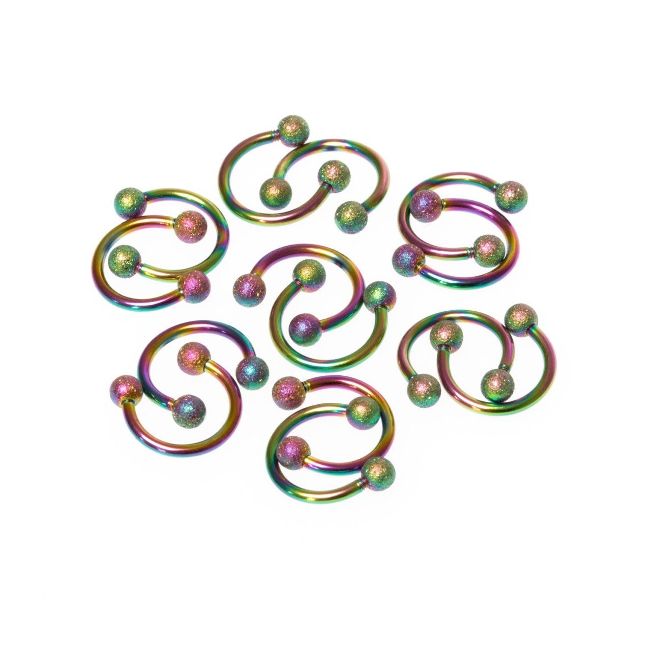 Piercing Septum Smiley 3mm Ball Size: 1.2x8x3mm