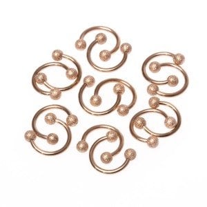 Piercing Septum Smiley 3mm Top Boy: 1.2x8x3mm