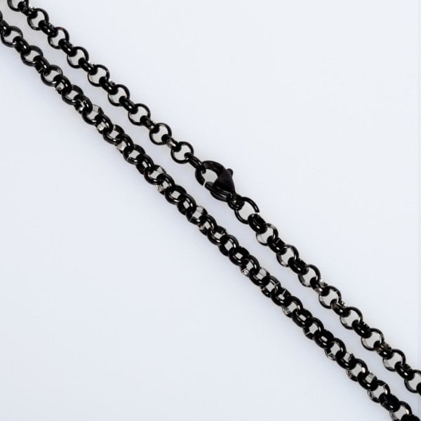 قلادة سلسلة فولاذية 4 مللي متر