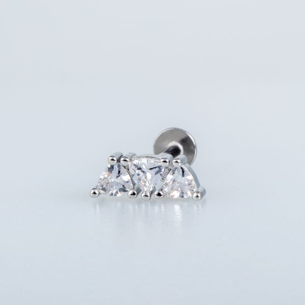 Piercing Tragus 3 taş