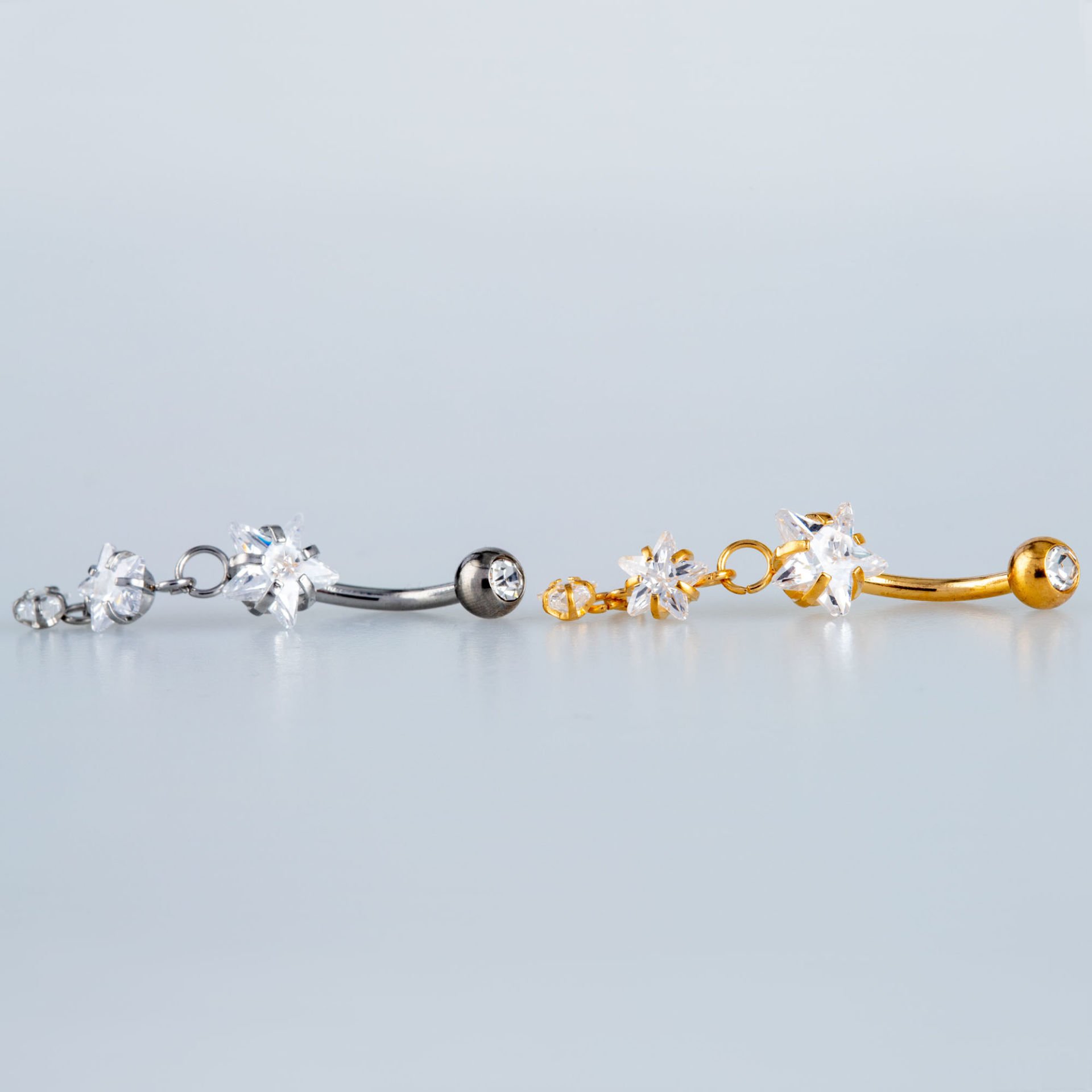 Piercing Göbek Yıldız taş